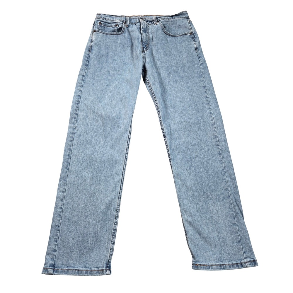 Levis 505 Regular Fit Jeans Mens 30x28 (tag 32x30) Light Wash Straight Leg